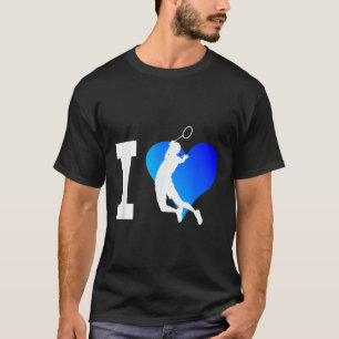 Camiseta Jogador de Badminton Masculino Squash Feminino Shu
