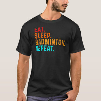 Camiseta Jogador de Badminton Shuttlecock para Jogar no Son