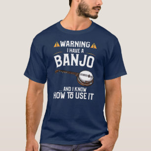 Camiseta Jogador de Banjo Engraçado Adoraria