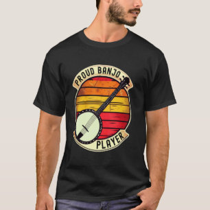 Camiseta Jogador de Banjo Ordenado Seletor de Banjo Country