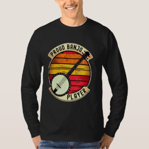 Camiseta Jogador de Banjo Ordenado Seletor de Banjo Country