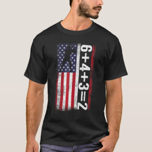 Camiseta Jogador de Baseball com 6+4+32 Dupla Jogada