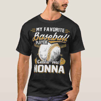 Camiseta Jogador de Baseball Favorito Me Chama De Não-Baseb