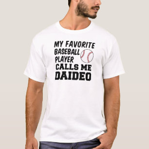 Camiseta Jogador de Baseball Favorito Me Chama De Vídeo