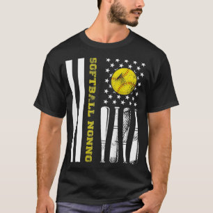 Camiseta Jogador de baseball não-no Softball Lover EUA