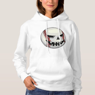 Camiseta Jogador de basebol Boas Halloween Jack O Lanterna