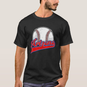 Camiseta Jogador de basebol e ventilador da Arizona Vintage