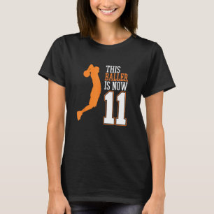 Camiseta Jogador de basquete 11 de Aniversário de Futebol
