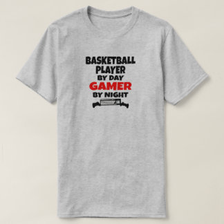 Camiseta Jogador de Basquete ama Jogar Videos games