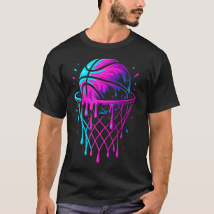 Camiseta Jogador de Basquete Americano Bola Splash Equipe C