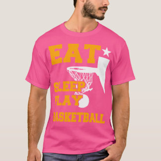 Camiseta Jogador de basquete come no sono no basquete