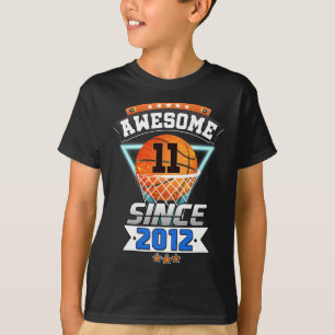 Camiseta Jogador De Basquete De Aniversário De 11 Desde 201