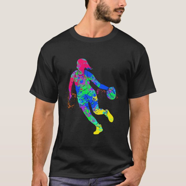 Camiseta Jogador de basquete de basquete de basquete de Dun (Frente)
