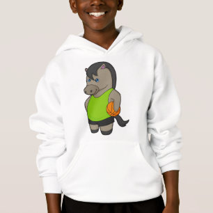 Camiseta Jogador de basquete de cavalos