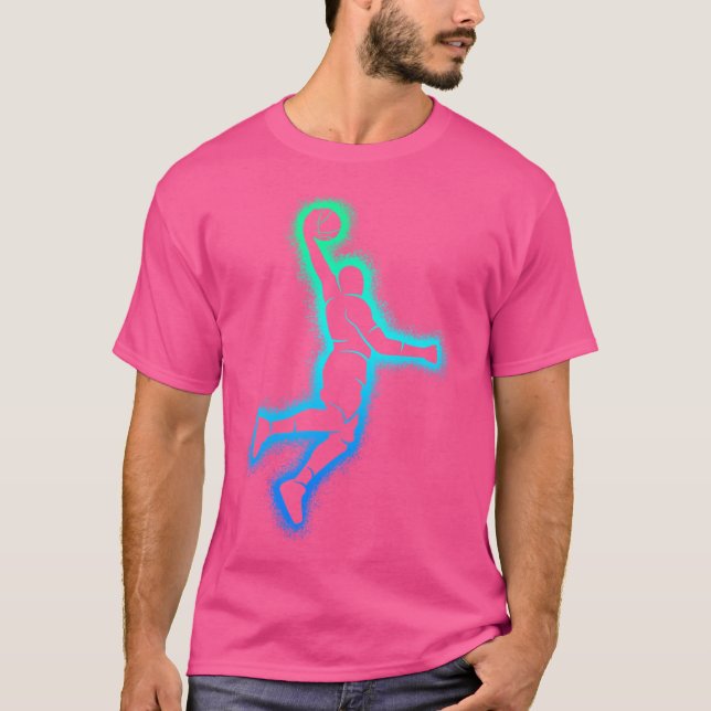 Camiseta Jogador de basquete Dunking Men (Frente)