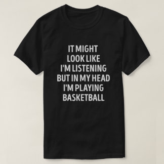 Camiseta Jogador de Basquete Engraçado