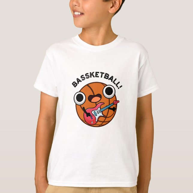 Camiseta Jogador de basquete engraçado (Frente)