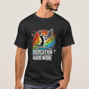 Camiseta Jogador de Basquete Engraçado Adolescente Rapazes