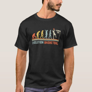 Camiseta Jogador de Basquete Evolutivo Basquete Funny Baske