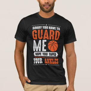 Camiseta Jogador De Basquete Funny Equipe De Esporte Lixo