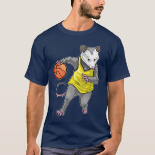 Camiseta Jogador de basquete Gambá Basquete Esportes