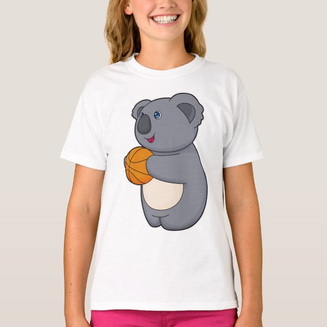 Camiseta Jogador de basquete Koala (Frente)