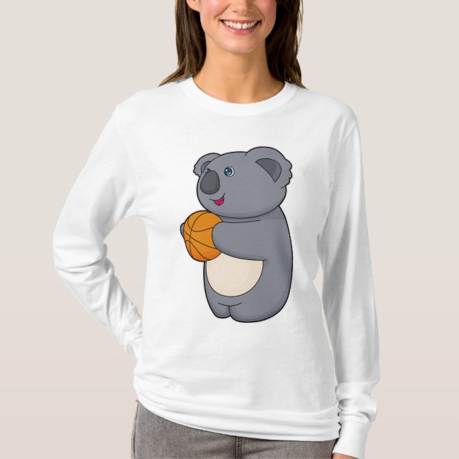 Camiseta Jogador de basquete Koala (Frente)