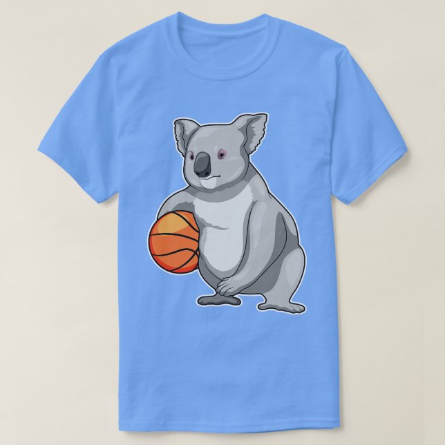 Camiseta Jogador de basquete Koala (Frente do Design)