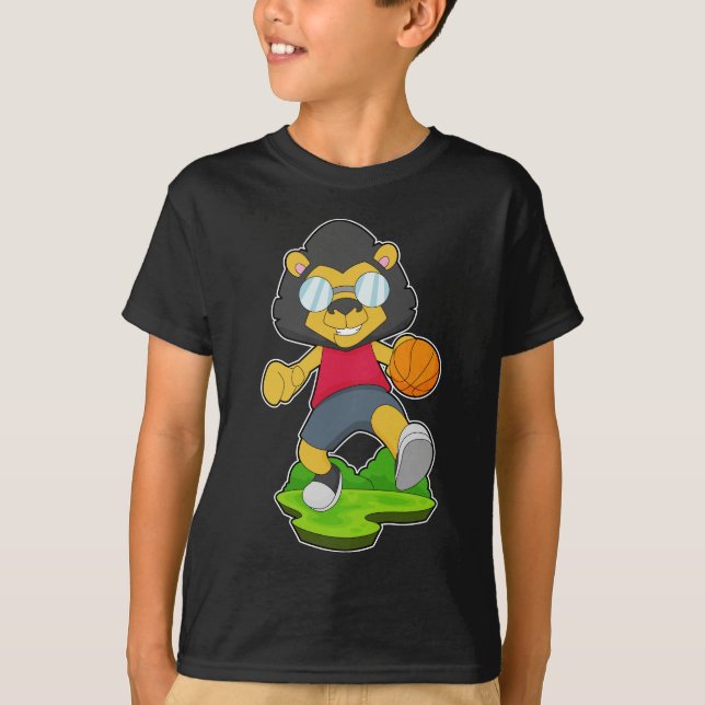 Camiseta Jogador de basquete Leão Basquete (Frente)
