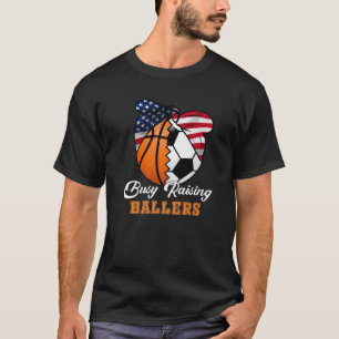 Camiseta Jogador de basquete Mãe Bandana Ball Busy Rais