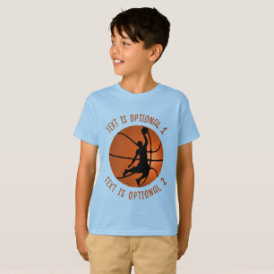 Camiseta Jogador de basquete no basquete