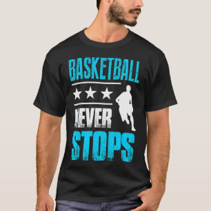 Camiseta Jogador de basquete nunca pára