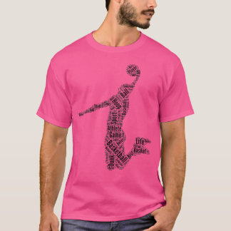 Camiseta Jogador de Basquete Palavra - Lover de Basquete