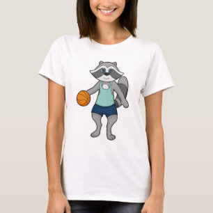 Camiseta Jogador de basquete Racoon