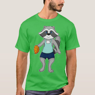 Camiseta Jogador de basquete Racoon