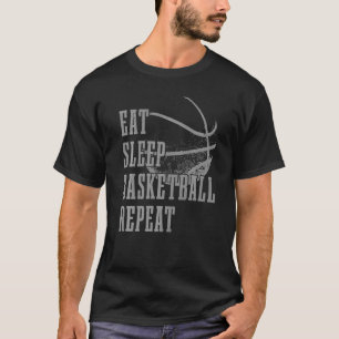 Camiseta Jogador de basquete repetitivo de basquete Caco