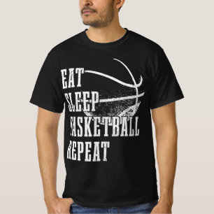 Camiseta Jogador de basquete repetitivo de basquete Caco