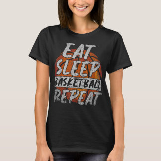Camiseta Jogador de basquete repetitivo de basquetebol no S