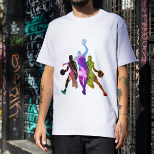 Camiseta jogador de basquete Silhouket
