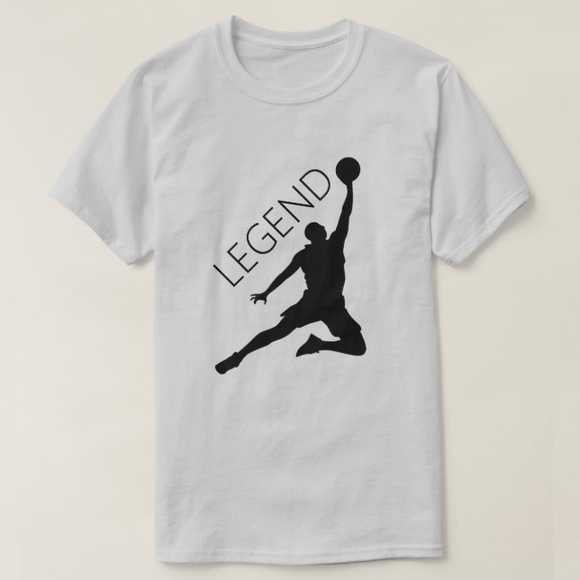Camiseta Jogador de Basquete Silhout (Frente do Design)