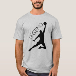 Camiseta Jogador de Basquete Silhout
