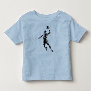 Camiseta Jogador de basquete Slam Dunk Dark Design