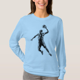 Camiseta Jogador de basquete Slam Dunk Dark Design