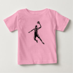 Camiseta Jogador de basquete Slam Dunk Dark Design
