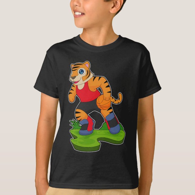 Camiseta Jogador de basquete Tiger (Frente)
