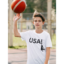 Camiseta jogador de basquetebol americano