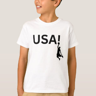 Camiseta jogador de basquetebol americano