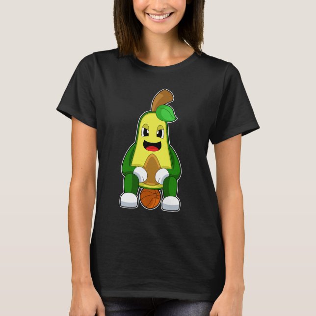 Camiseta Jogador de basquetebol Avocado (Frente)