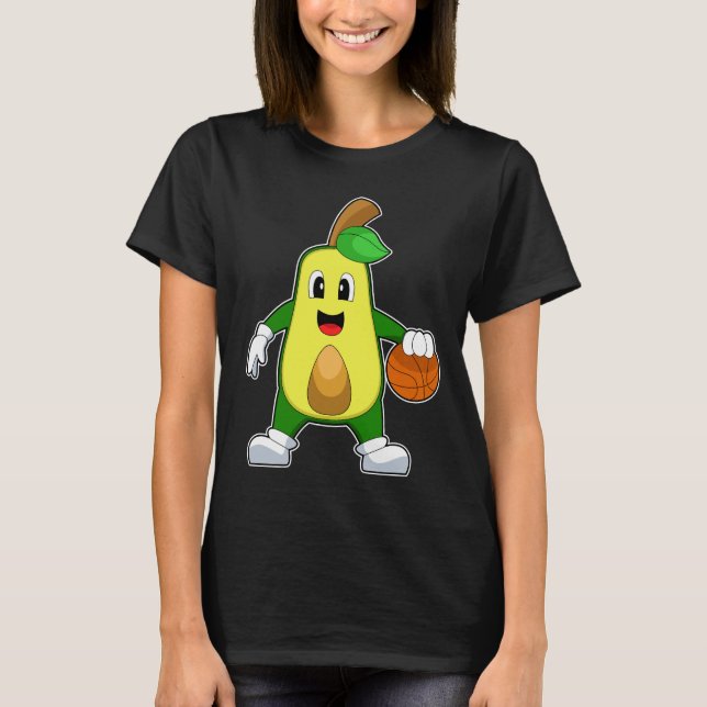 Camiseta Jogador de basquetebol Avocado (Frente)