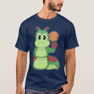Camiseta Jogador de basquetebol da lagarta